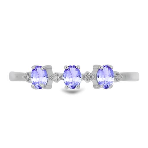 BUY 925 SILVER NATURAL TANZANITE GEMSTONE UNIQUE RING  